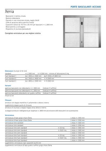 Xenia - Porte basculanti per garage Osma