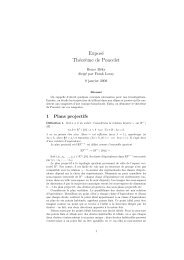 Exposé Théor`eme de Poncelet