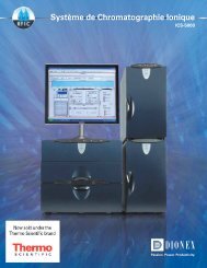 ICS-5000 Système de Chromatographie Ionique - Dionex