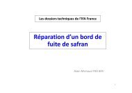 safran : réparation bord de fuite - finn-france