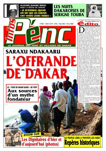 le journal des penc et villages de dakar - Mot du Président de l'EMAD