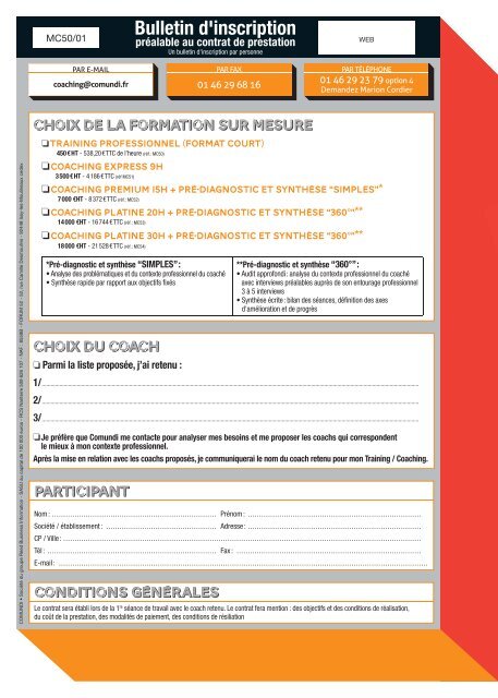 Téléchargez la brochure au format pdf - Comundi