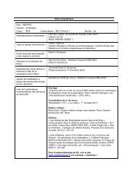 MCF CN éch 7 Section : 9e Etablissement(s) d'affect - CP-CNU