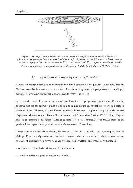 Thèse APPROCHE DÉTERMINISTE DU SÉCHAGE DES AVIVÉS ...