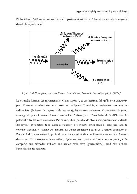 Thèse APPROCHE DÉTERMINISTE DU SÉCHAGE DES AVIVÉS ...