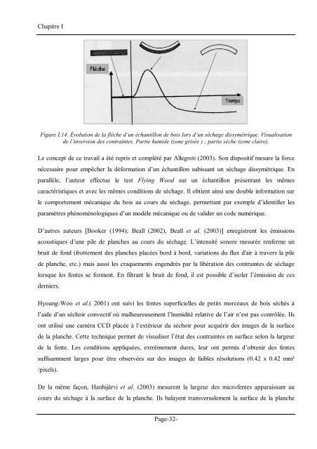 Thèse APPROCHE DÉTERMINISTE DU SÉCHAGE DES AVIVÉS ...