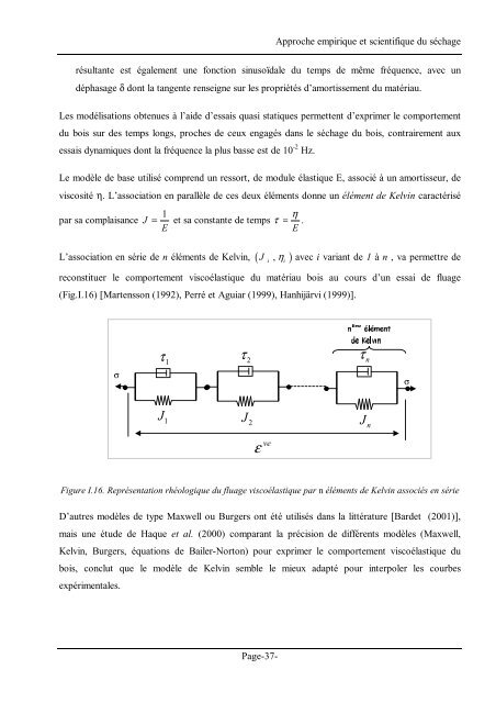 Thèse APPROCHE DÉTERMINISTE DU SÉCHAGE DES AVIVÉS ...