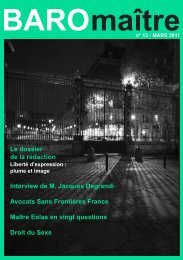LE BAROMAITRE N.12 - Association des Élèves Avocats