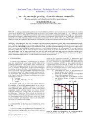 Bustamante - Les colonnes de jet grouting dimensionnement et ...