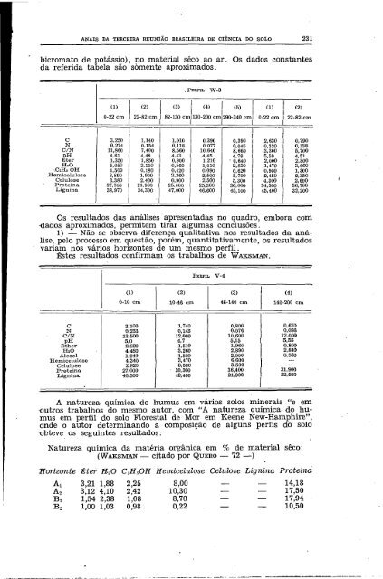 TERCEIRÂ REUNIÄO BRASILEIRA CIENCIA DO SOLO