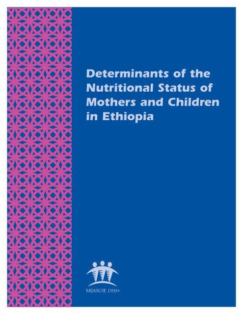 Determinants of the Nutritional Status of Mothers ... - Measure DHS