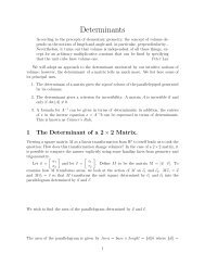 Determinants