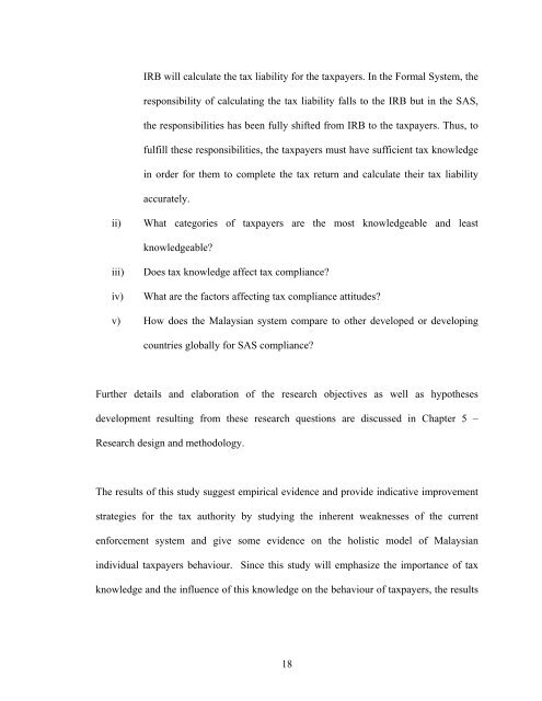 Tax knowledge and tax compliance determinants in self assessment