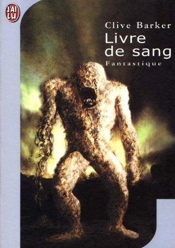 Clive Barker Livre de sang