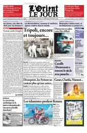 Tripoli, encore et toujours... - L'Orient-Le Jour