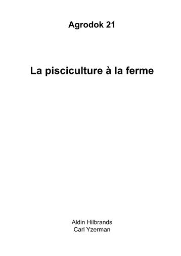 La pisciculture à la ferme - Anancy