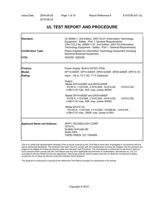 UL Test Information New Tech Machinery, 41% OFF