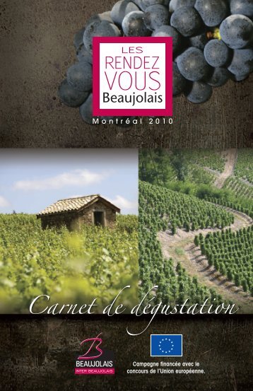Carnet de dégustation - Beaujolais Quebec