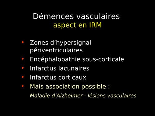 Imagerie cérébrale actuelle du sujet âgé (Dr. RODRIGO)