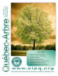 Printemps - Société Internationale d'Arboriculture-Québec inc.