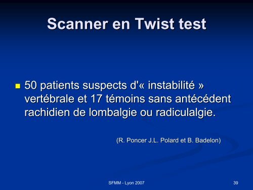 INSTABILITE VERTEBRALE TRAITEMENT ORTHOPEDIQUE ...