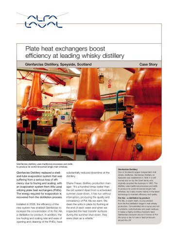Read more about the Glenfarclas distillery and the - Alfa Laval