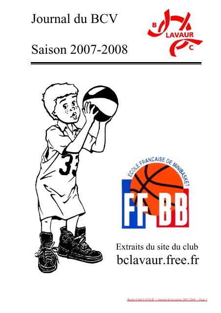 Saison 2007-2008 - Basket club Vauréen - Free