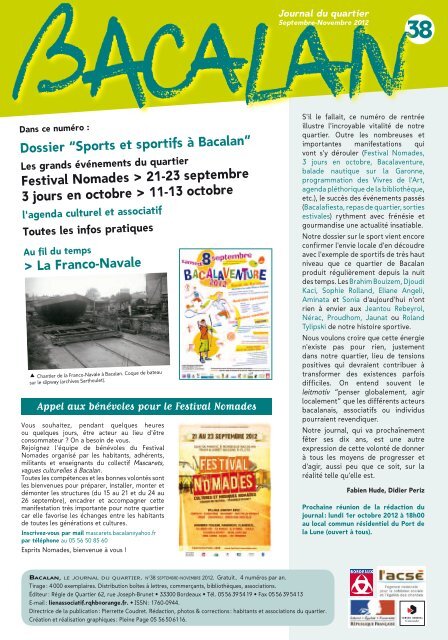 Dossier “Sports et sportifs à Bacalan” Festival ... - bacalanstory