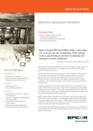 Morrison Bowmore Distillers - Epicor