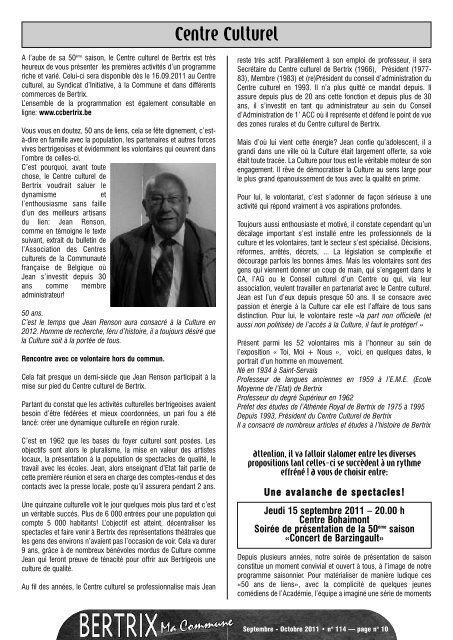 Revue Communale de Bertrix n° 114