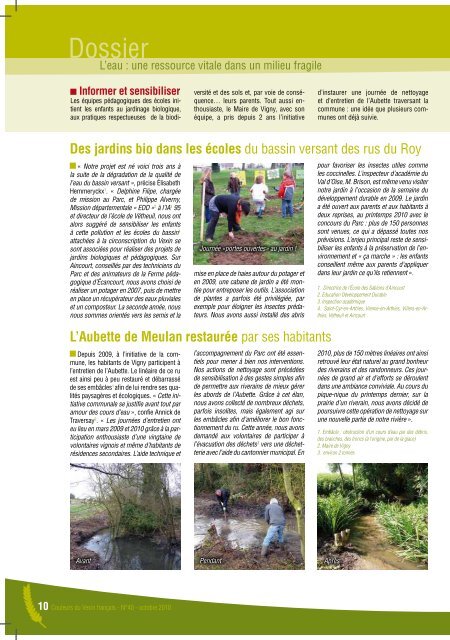 Journal n°40 - Parc naturel régional du Vexin français