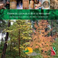 Essences locales - CRPF Languedoc-Roussillon