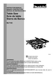 Table Saw Scie de table Sierra de Banco - Makita