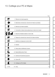 13. Outillage pour PE et Mepla - Geberit