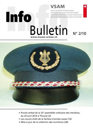 Bulletin N° 2/10 - Verein Schweizer Armeemuseum