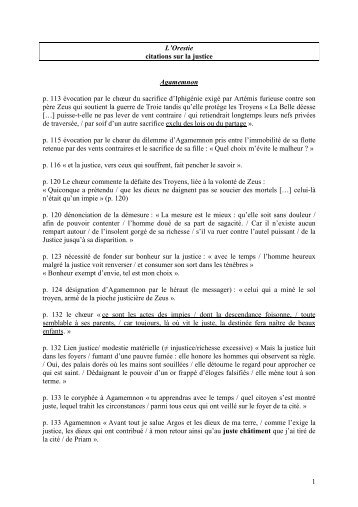 L'Orestie citations - Page de la HX2 Tôôôrch