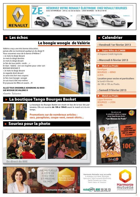 format PDF pour Ipad, Iphone - Bourges Basket