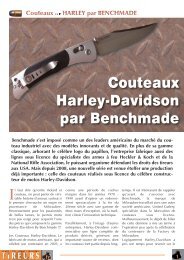Couteaux Harley-Davidson par Benchmade - Tireurs