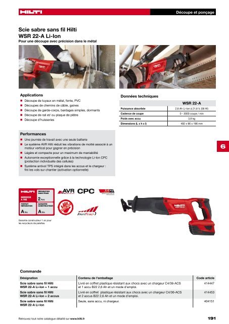 Découpe et ponçage - Hilti