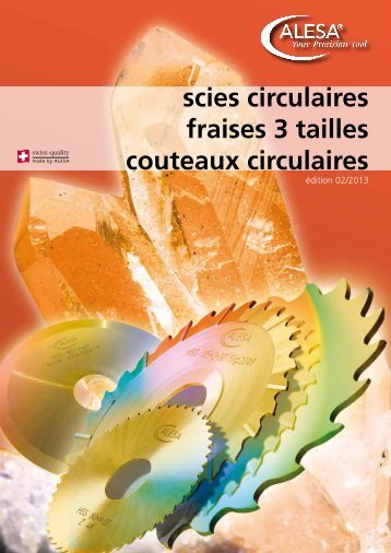 scies circulaires fraises 3 tailles couteaux circulaires