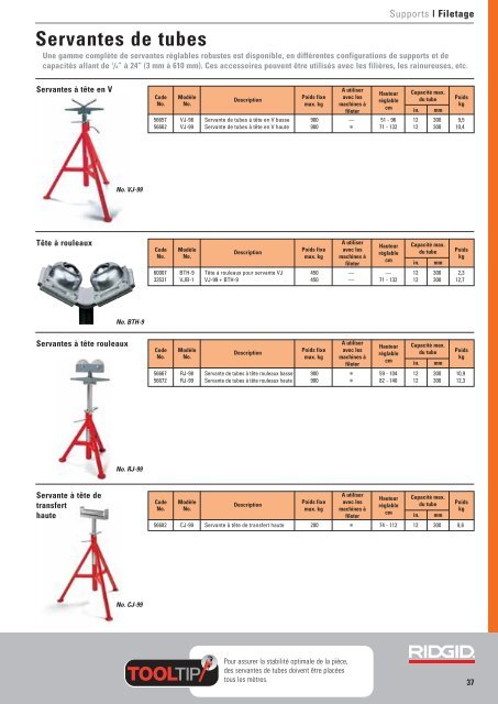 Télécharger le catalogue RIDGID complet