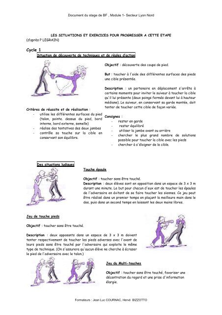 Document du stage de BF , Module 1