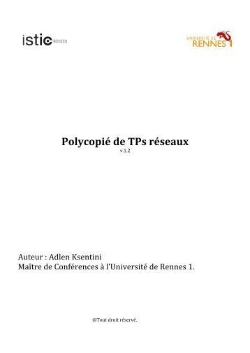 Polycopié de TPs réseaux - Irisa