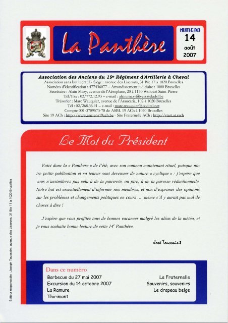 14 Bienvenue Sur Le Site De L Asbl Des Anciens Du 19 Ach 14 Bienvenue Sur Le Site De L Asbl Des Anciens Du 19 Ach