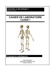 CAHIER DE LABORATOIRE - Cégep de Sainte-Foy