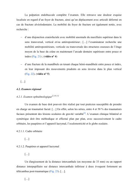 Examen d'un traumatisé facial - EM|consulte