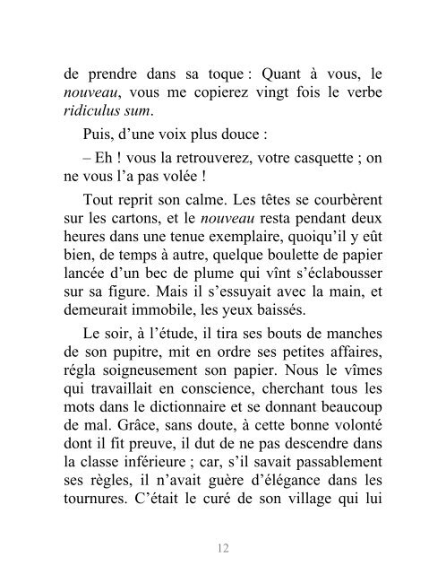 Madame Bovary - La Bibliothèque électronique du Québec