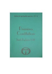 Cahier n°14, Les Constitutions de 1536 - Frères Capucins Province ...