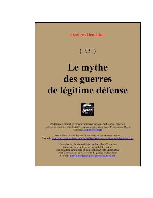 Le livre de Georges Demartial au format PDF (Acrobat Reader)