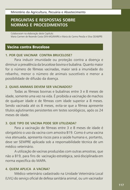 PNCEBT to - Ministério da Agricultura, Pecuária e Abastecimento